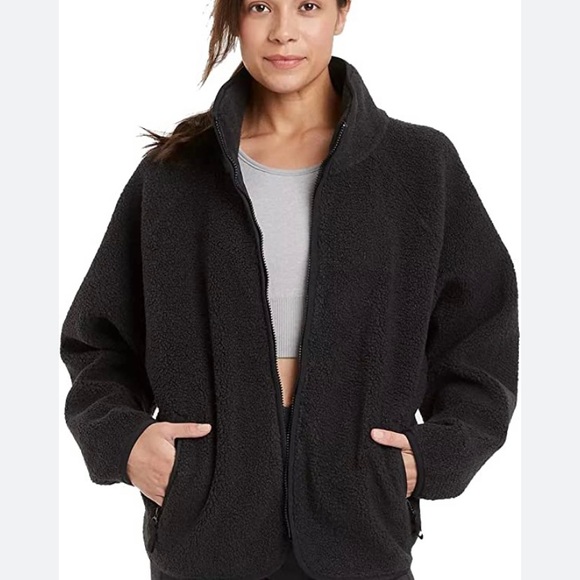 all in motion Jackets & Blazers - ALL IN MOTION Cropped Sherpa Jacket